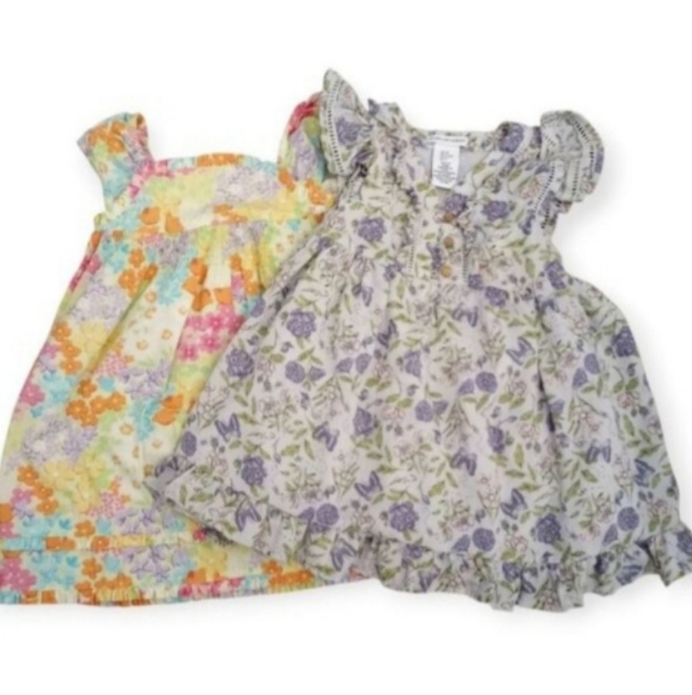cupcakes & cashmere & Gymboree Multicolor Floral Girls Dress Bundle Sz.2T EUC.